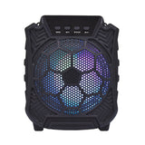 YAGUFE BT6121 Bluetooth Speaker,Night Light Changing Wireless Speaker,Portable Wireless Bluetooth Speaker 7 Color LED Themes Supports USB/TF/FM/Bluetooth/LED seven color lights/TWS/ Microphone function (6.5 head microphone)