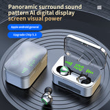 6H Playtime Waterproof Touch Control Bluetooth Wireless Earbuds with Mic Earphones in-Ear Deep Bass Built-in Mic Headphones