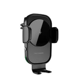 15W Qi Fast Charging Wireless Car Charger Phone Holder Mount Auto-Clamping Windshield Dashboard for Cell Phone iPhone/Galaxy etc.