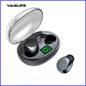 Wireless Bluetooth Earbuds 5H Playtime Waterproof Touch Control with Mic Earphones in-Ear Deep Bass Built-in Mic Headphones