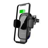 15W Qi Fast Charging Wireless Car Charger Phone Holder Mount Auto-Clamping Windshield Dashboard for Cell Phone iPhone/Galaxy etc.