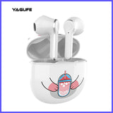 5H Playtime Touch Control YAGUFE Cat Ears True Wireless Earbuds with Mic Earphones in-Ear Deep Bass Built-in Mic Headphones