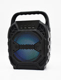 YAGUFE BT6119 Bluetooth Speaker,Night Light Changing Wireless Speaker,Portable Wireless Bluetooth Speaker 7 Color LED Themes Supports USB/TF/FM/Bluetooth/LED seven color lights/TWS/ Microphone function (6.5 head microphone)