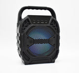 YAGUFE BT6119 Bluetooth Speaker,Night Light Changing Wireless Speaker,Portable Wireless Bluetooth Speaker 7 Color LED Themes Supports USB/TF/FM/Bluetooth/LED seven color lights/TWS/ Microphone function (6.5 head microphone)