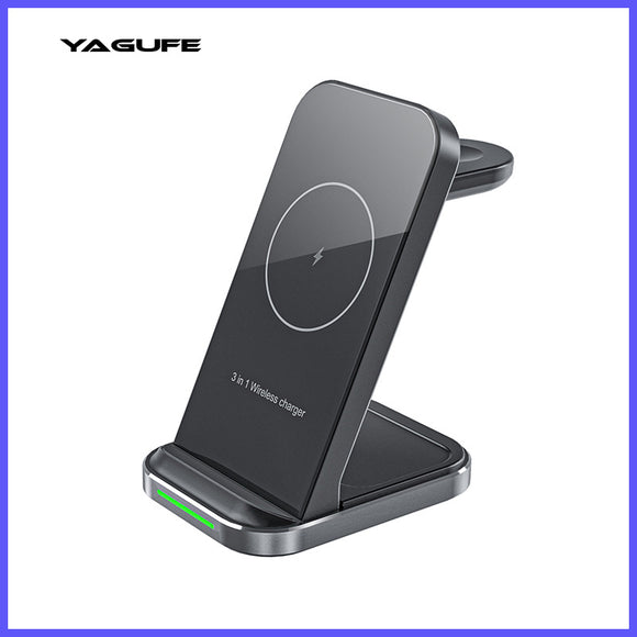 Fast Wireless Charger 3 in 1 Wireless Charging Station Compatible for Apple Products Multiple Devices Apple Watch 8 Ultra 7SE Etc