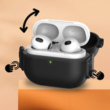 AirPods Pro 2nd/1st/3 Generation Compatible Case Cover Earbuds Case with Opening and Closing On Both Sides Protective Silicone Skin