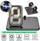 Removable 4-in-1multifunctional desktop15W wireless charging for Apple Watch& Airpod & Pencil Charger Multiple Devices IOS&Android System