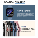 Smart Watch HW57PRO for Men Women, Fitness Tracker Screen Smartwatch Fitness Watch Heart Rate Monitor, Pedometer, Sleep Monitor, IP68 Waterproof Activity Tracker for Android iPhone