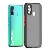 Mobile Case For Tecno Spark 7 Pro Smoke Matte Case  P Anti-scratch baby skin color frame Mobile Phone Case Cover For Tecno Spark 6 GO Air 5 4