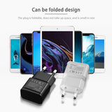 5V 2.1A single USB Wall Charger EU Travel Power Adapter For Samsung